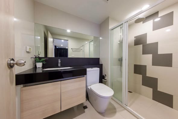 bathroom of Palm Springs Nimman Areca