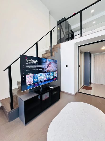 living room and room interior of Park Origin Chula-Sam Yan
