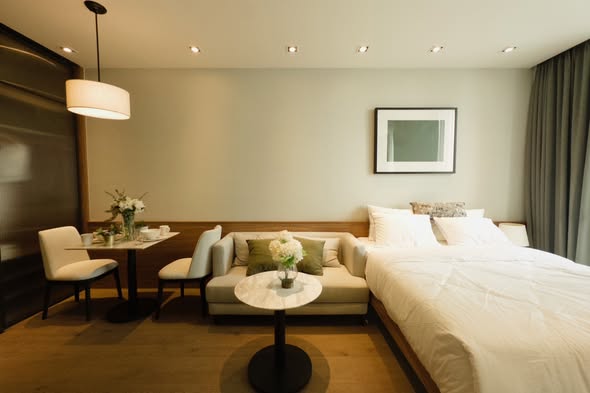 bedroom of Park Origin Phrom Phong