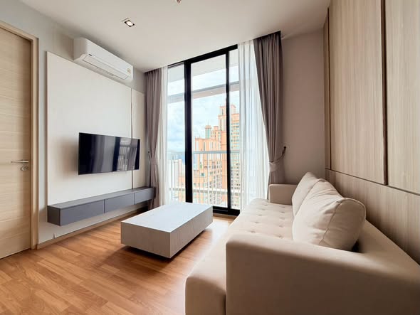 bedroom and living room and room interior of Park Origin Phrom Phong