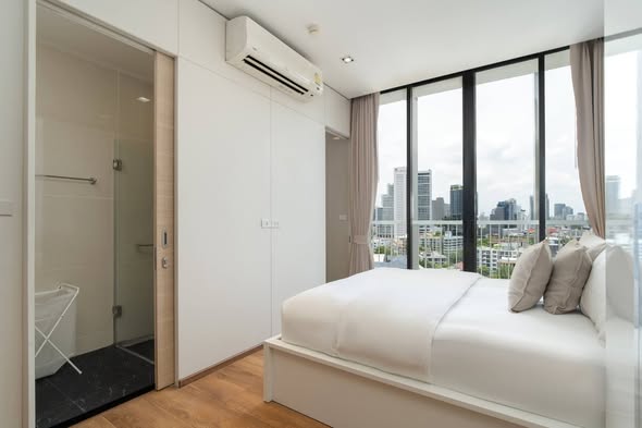 bedroom and room interior of Park Origin Phrom Phong