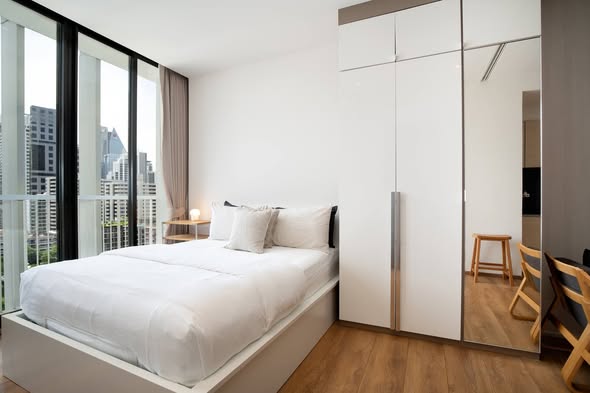bedroom and room interior of Park Origin Phrom Phong