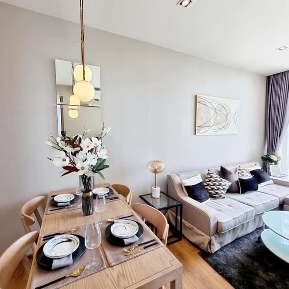 living room of Park Origin Phrom Phong
