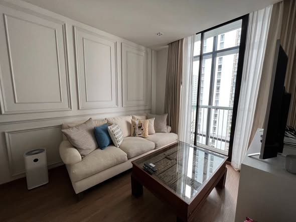 living room and bedroom and room interior of Park Origin Phrom Phong