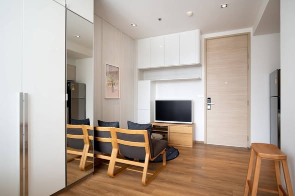 living room and room interior of Park Origin Phrom Phong
