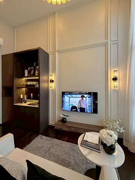 bedroom and living room of Park​ Origin​ Thonglor