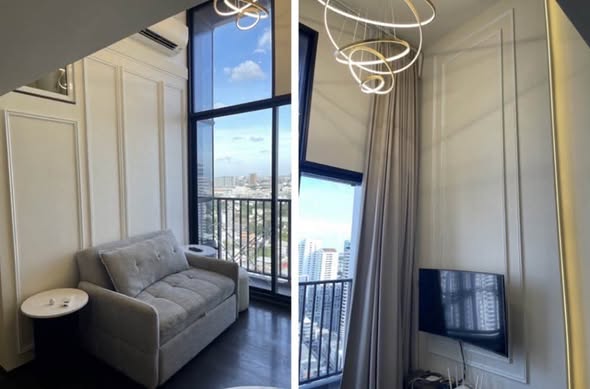 bedroom and room interior of Park​ Origin​ Thonglor