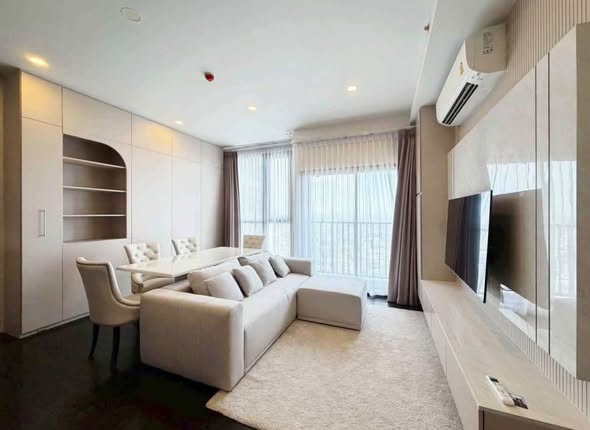 living room and bedroom and room interior of Park​ Origin​ Thonglor