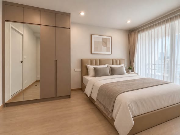 bedroom and room interior of Park Thonglor Tower