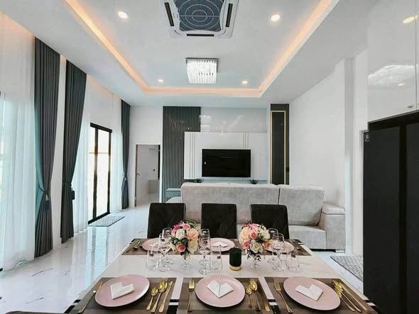 bedroom and living room and room interior of Pattaya Green Ville