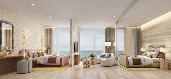 bedroom of Pattaya Sea View Hotel