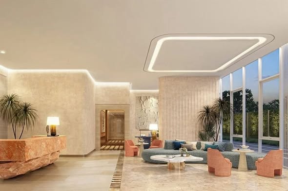 living room of Pattaya Sea View Hotel