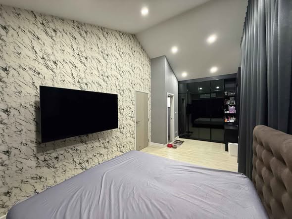 bedroom of Perfect Park Krungthep Kreetha-Ramkhamhaeng