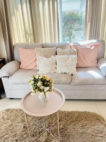 bedroom and living room of Perfect Place Sukhumvit 77-Suvarnabhumi
