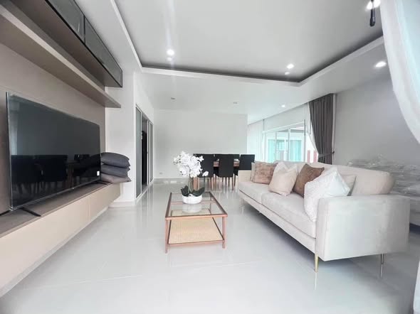 living room and bedroom of Phuket La Siesta Pool Villa