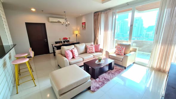 living room of Piyathip Place Serviced Apartment