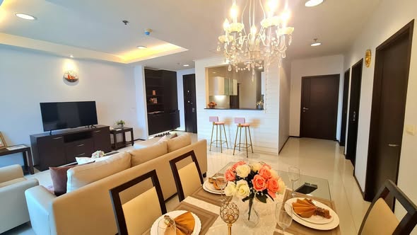 living room of Piyathip Place Serviced Apartment