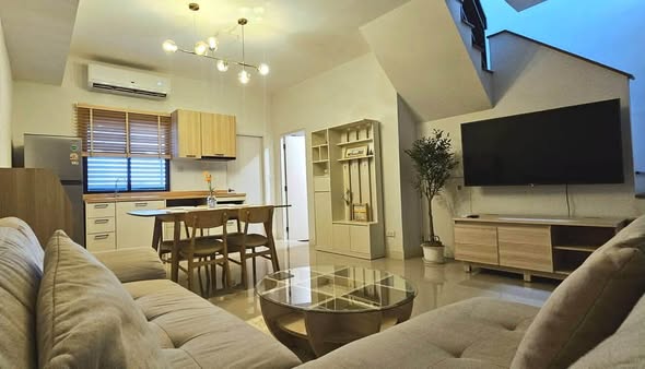 living room and bedroom of Pleno Sukhumvit-Bangna 2