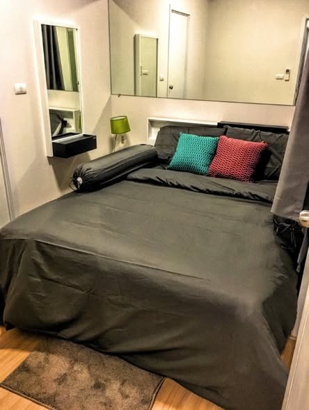 bedroom of Plum Condo Bang Yai Station.