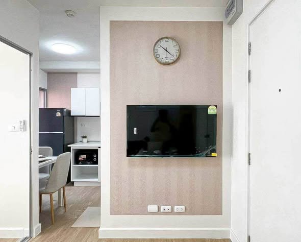 living room of Plum Condo Bang Yai Station.