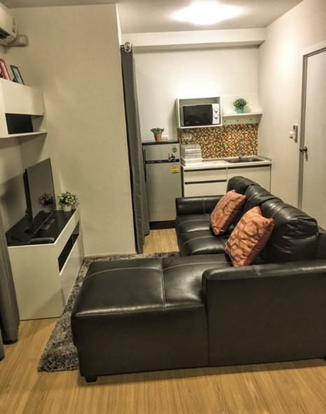 living room of Plum Condo Bang Yai Station.