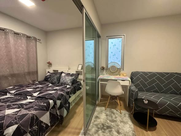 bedroom of Plum Condo Mix Chaengwattana (เฟส4 อาคาร C)