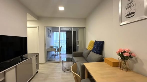 living room of Plum Condo Sukhumvit 62