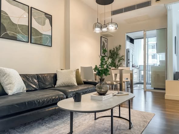 living room of Plum Condo Sukhumvit 62