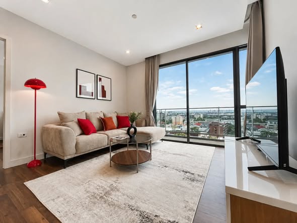 living room of Plum Condo Sukhumvit 62