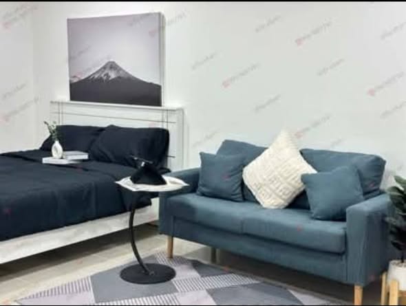 living room and bedroom of PP Plus Condo