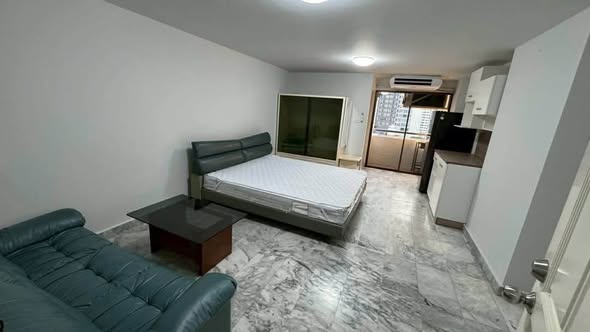 bedroom of Pratunam Prestige Condominium
