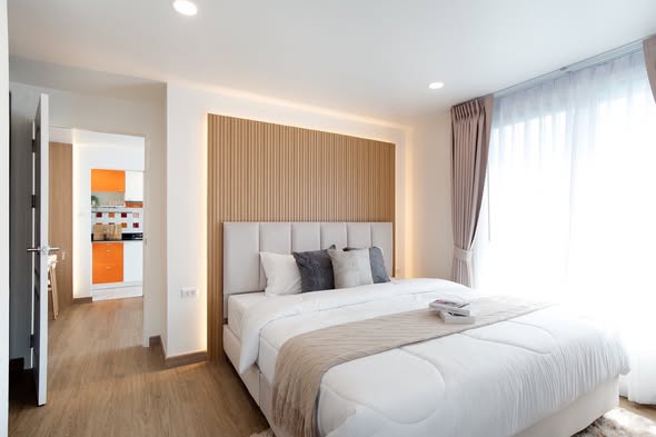 bedroom of Premsiri Botique Park Condominium