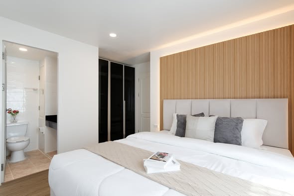 bedroom of Premsiri Botique Park Condominium
