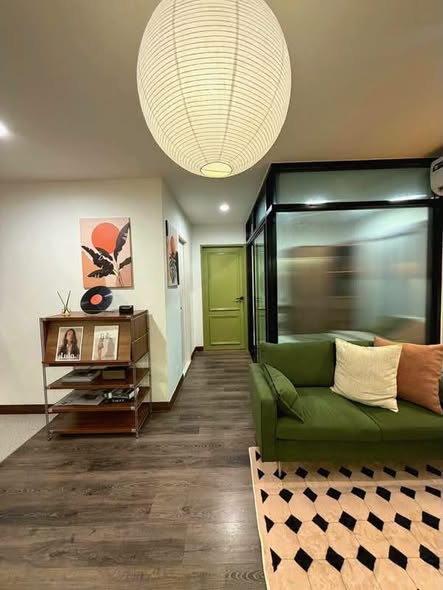 living room and room interior of Prompto Condo Ratchada 32