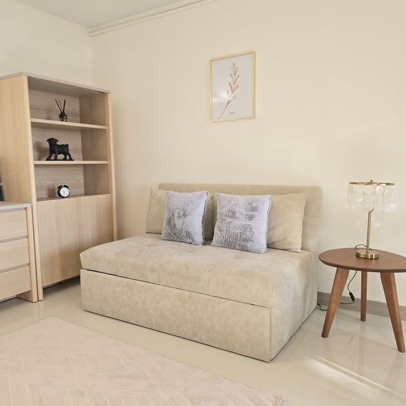 living room and bedroom of PST Condominium Tower 1