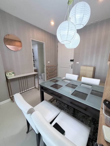 room interior and bathroom of Q House Condo Sathon