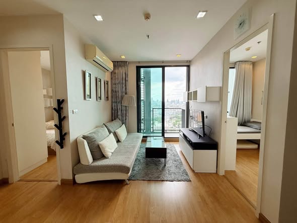 living room and bedroom and room interior of Q House Sukhumvit 79