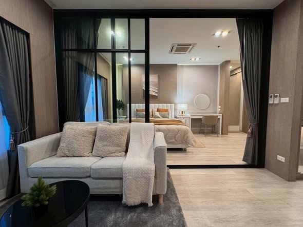 bedroom and living room and room interior of Q.House Sathron