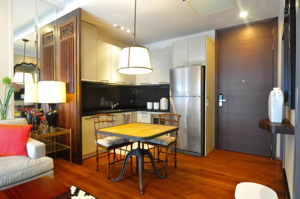 living room of Quattro by Sansiri