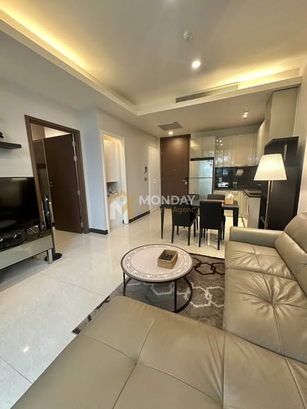 living room and bedroom of Quattro by Sansiri