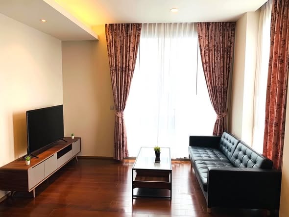 living room and bedroom of Quattro by Sansiri