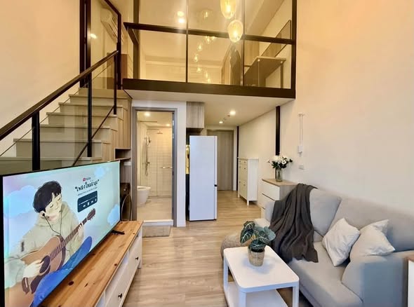living room and room interior of RAMADA RESIDENCE SUKHUMVIT 87