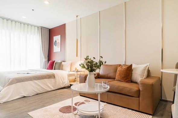 living room and bedroom of Regent Home Bangna (รีเจ้นท์โฮม บางนา)