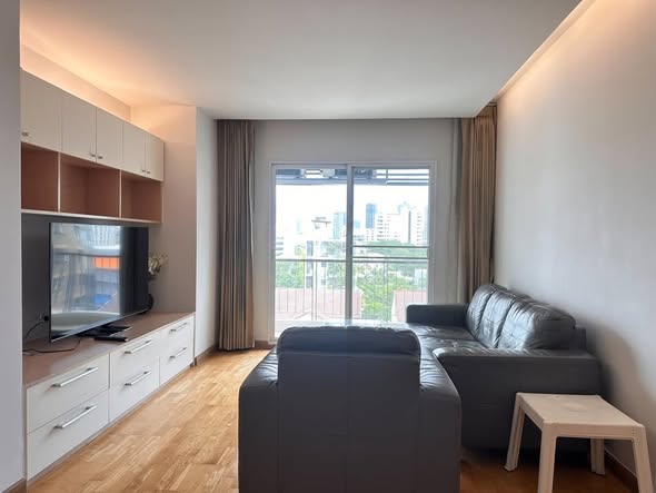 bedroom and living room of Residence 52 Condominium