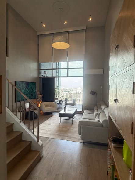 living room and room interior of Rhythm Ekkamai Estate
