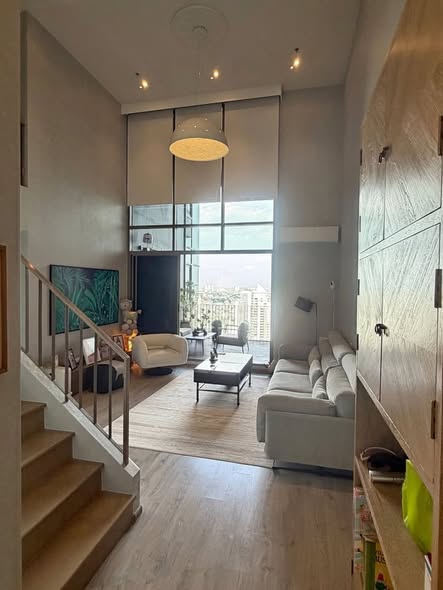 living room and room interior of Rhythm Ekkamai Estate