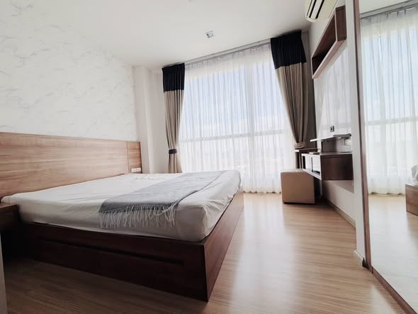 bedroom of RHYTHM Ratchada-Huaykwang