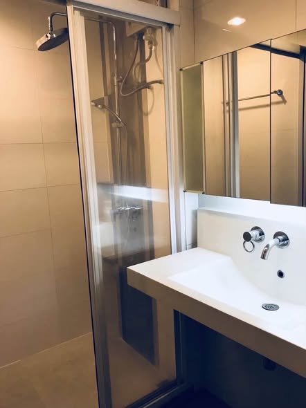 room interior and bathroom of RHYTHM Ratchada