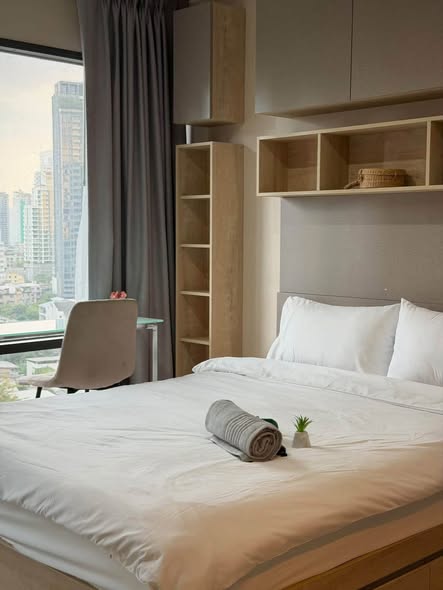 bedroom of Rhythm Sukhumvit 36-38