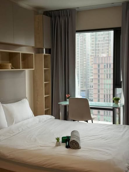 bedroom of Rhythm Sukhumvit 36-38